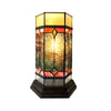 Chloe Lighting CH1T171GM14-TL1 Neilson Tiffany-glass Accent Pedestal 1 Light Mission Table Lamp 14" Tall