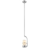 Chloe Lighting CH2R001BN07-UP1 Penelope Contemporary 1 Light Brushed Nickel Ceiling Mini Pendant 7`` Wide