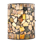 Chloe Lighting CH3C002GR08-WS1 Sandy Mosaic 1 Light  Indoor Wall Sconce 8`` Wide