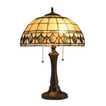 Chloe Lighting CH3T037AG16-TL2 Dougal Tiffany-style 2 Light Geometric Table Lamp 16" Shade
