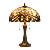 Chloe Lighting CH3T074OV16-TL2 Florence Tiffany-style 2 Light Victorian Table Lamp 16" Shade