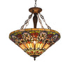 Chloe Lighting CH3T410RV24-UH3 Alma Tiffany-Style 3 Light Victorian Inverted Ceiling Pendant 24`` Shade