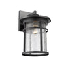 Chloe Lighting CH22052BK14-OD1 Finley Industrial 1 Light Textured Black Outdoor Wall Sconce 14`` Tall