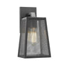 Chloe Lighting CH2D286BK12-OD1 Emerson Industrial 1 Light Textured Black Outdoor Wall Sconce 12`` Tall