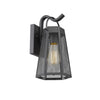 Chloe Lighting CH2D288BK12-OD1 Harper Industrial 1 Light Textured Black Outdoor Wall Sconce 12`` Tall