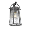 Chloe Lighting CH2D294BK12-OD1 Alexa Industrial 1 Light Textured Black Outdoor Wall Sconce 12`` Tall