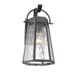 Chloe Lighting CH2D294BK12-OD1 Alexa Industrial 1 Light Textured Black Outdoor Wall Sconce 12`` Tall