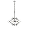 Chloe Lighting CH2R120CM20-DP2 Luna Contemporary 2 Light Chrome Ceiling Pendant 20`` Wide