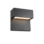 Chloe Lighting CH2R902BK06-ODL Campbell Contemporary Led Light  Textured Black Outdoor Wall Sconce 6`` Tall