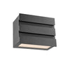 Chloe Lighting CH2R903BK05-ODL Beckett Contemporary Led Light  Textured Black Outdoor Wall Sconce 5`` Tall