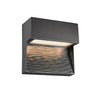 Chloe Lighting CH2R904BK06-ODL Cooper Contemporary Led Light  Textured Black Outdoor Wall Sconce 6`` Tall