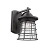 Chloe Lighting CH2S090BK11-OD1 Damon Transitional 1 Light Textured Black Outdoor Wall Sconce 11`` Tall