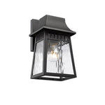 Chloe Lighting CH2S093BK10-OD1 Grant Transitional 1 Light Textured Black Outdoor Wall Sconce 10`` Tall