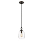 Chloe Lighting CH2S114RB06-DP1 Athena Transitional 1 Light Rubbed Bronze Mini Ceiling Pendant 5.5`` Wide