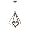 Chloe Lighting CH2S116RB20-UP6 Hudson Transitional 6 Light  Rubbed Bronze Ceiling Pendant 20`` Wide