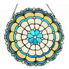 Chloe Lighting CH1P162BV18-GPN Dakota Victorian Tiffany-Glass Window Panel 18`` Wide