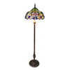 Chloe Lighting CH1T459GV18-FL3 Alisson Victorian 3 Light Antique Bronze 64`` Tall With 18`` Shade