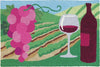 Jellybean Merlot Valley Indoor & Outdoor Rug