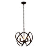 Chloe Lighting CH7D082RB17-UP3 Ironclad Industrial 3 Light Oil Rubbed Bronze Ceiling Pendant 17`` Wide