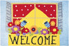 Jellybean Welcome Window Box Indoor & Outdoor Rug