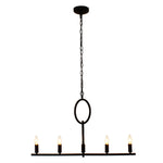 Chloe Lighting CH7H077RB22-UP5 Ironclad Farmhouse 5 Light Oil Rubbed Bronze Ceiling Pendant 22`` Wide