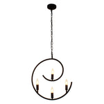 Chloe Lighting CH7H078RB20-UP4 Ironclad Farmhouse 4 Light Oil Rubbed Bronze Ceiling Pendant 20`` Wide