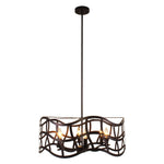 Chloe Lighting CH7S022RB25-UP6 Willow Transitional 6 Light Oil Rubbed Bronze Ceiling Pendant 25`` Wide