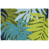 Jellybean Blue Palms Indoor & Outdoor Rug