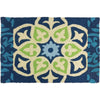 Jellybean Barcelona Tile Rug – Stylish Indoor/Outdoor Accent Mat with Mediterranean Tile Design, Durable, Washable & Fade-Resistant
