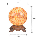 Chloe Lighting CH3CD28CC08-TL1 Mosaic 1 Light Dark Bronze Accent Lamp 8