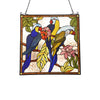 Chloe Lighting CH3P181BA24-GPN Ava Animal Tiffany-Glass Window Panel 24`` Tall