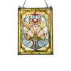 Chloe Lighting CH3P367BV24-GPN Laila Victorian Tiffany-Glass Window Panel 24`` Tall