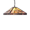 Chloe Lighting CH3T103AM16-DH2 Mannix Mission 2 Light Blackish Bronze Ceiling Pendant 16`` Wide