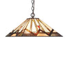 Chloe Lighting CH3T168BM16-DH2 Manton Mission 2 Light Blackish Bronze Ceiling Pendant 16`` Wide