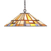 Chloe Lighting CH3T173AM16-DH2 Merlin Mission 2 Light Blackish Bronze Ceiling Pendant 16`` Wide