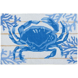Jellybean Indigo Crab Accent Rug – 20×30 Inch Indoor/Outdoor Mat