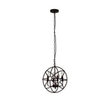 Chloe Lighting CH6D895RB17-UP4 Freeland Industrial 4 Light Oil Rubbed Bronze Ceiling Pendant 17`` Wide