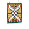 Chloe Lighting CH3P083AV25-GPN Anna Tiffany-Style Victorian Design Window Panel 18`` X 25``