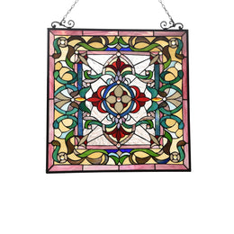 Chloe Lighting CH3P200GV25-GPN Aylee Tiffany-Style Victorian Design Window Panel 24