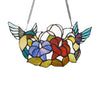 Chloe Lighting CH3P218RA15-GPN Nectar Tiffany-Style Animal Design Window Panel 15`` X 8``