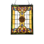 Chloe Lighting CH3P355AV25-GPN Billie Tiffany-Style Victorian Design Window Panel 18`` X 25``