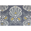 Jellybean Ramona 20" x 30" Gray Geometric Washable Rug
