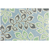 Jellybean Serenity Garden Indoor & Outdoor Rug – Peaceful, Washable Floral Accent Rug for Patio, Porch, Entryway, or Home Decor