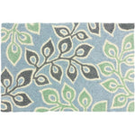 Jellybean Serenity Garden Indoor & Outdoor Rug – Peaceful, Washable Floral Accent Rug for Patio, Porch, Entryway, or Home Decor
