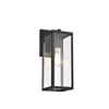 Chloe Lighting CH2S202BK14-OD1 Richard Transitional 1 Light Textured Black Outdoor Wall Sconce 14`` Height