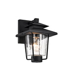 Chloe Lighting CH2S203BK10-OD1 Thomas Transitional 1 Light Textured Black Outdoor Wall Sconce 10`` Height