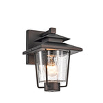 Chloe Lighting CH2S203RB10-OD1 Thomas Transitional 1 Light Rubbed Bronze Outdoor Wall Sconce 10`` Height