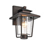 Chloe Lighting CH2S203RB12-OD1 Thomas Transitional 1 Light Rubbed Bronze Outdoor Wall Sconce 12" Height