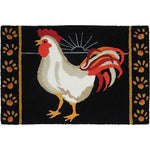 Jellybean Sunrise Rooster Indoor & Outdoor Rug