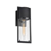 Chloe Lighting CH2S204BK14-OD1 Tyler Transitional 1 Light Textured Black Outdoor Wall Sconce 14`` Height